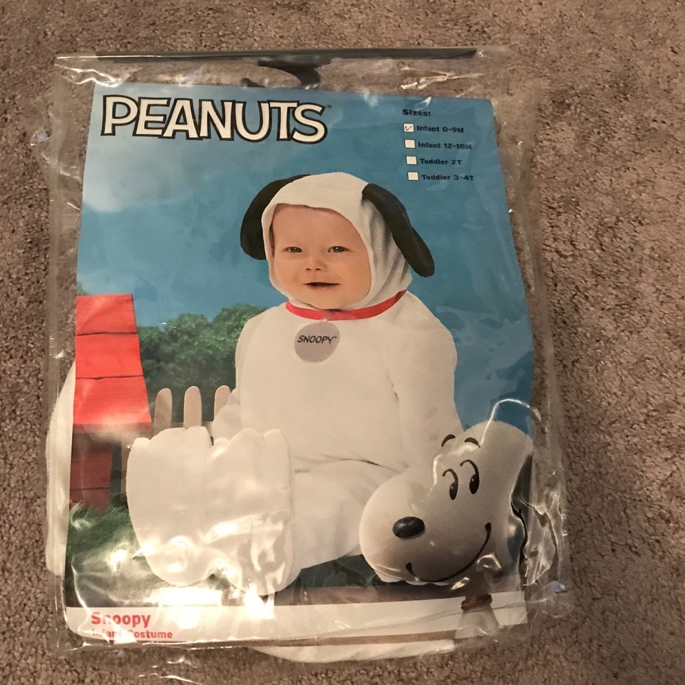 Snoopy Infant Costume 0-9mo